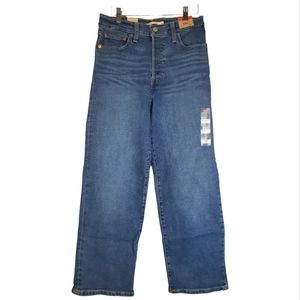Levi's NWT Ribcage Straight Ankle Size 28 x 27 Button Fly-Stretch